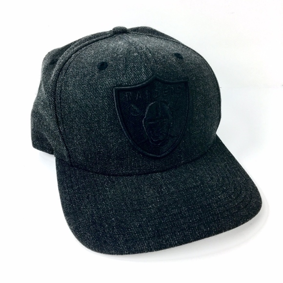 New Era Other - New Era Black Wool Blend Oakland Raiders Snapback
